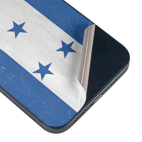 Honduras Flag Distressed iPhone 14 Plus Skin